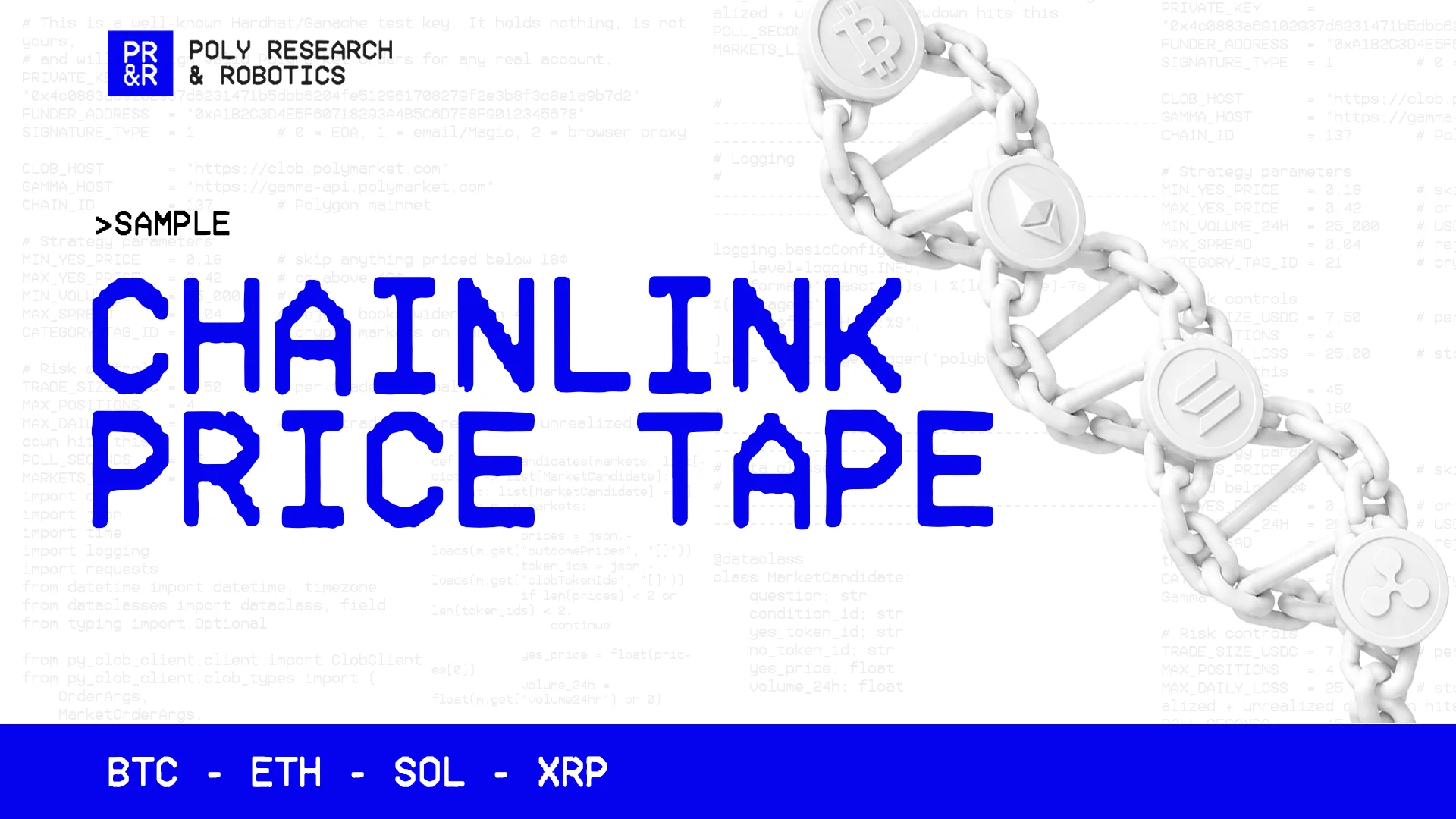 PRR Chainlink Price Tape